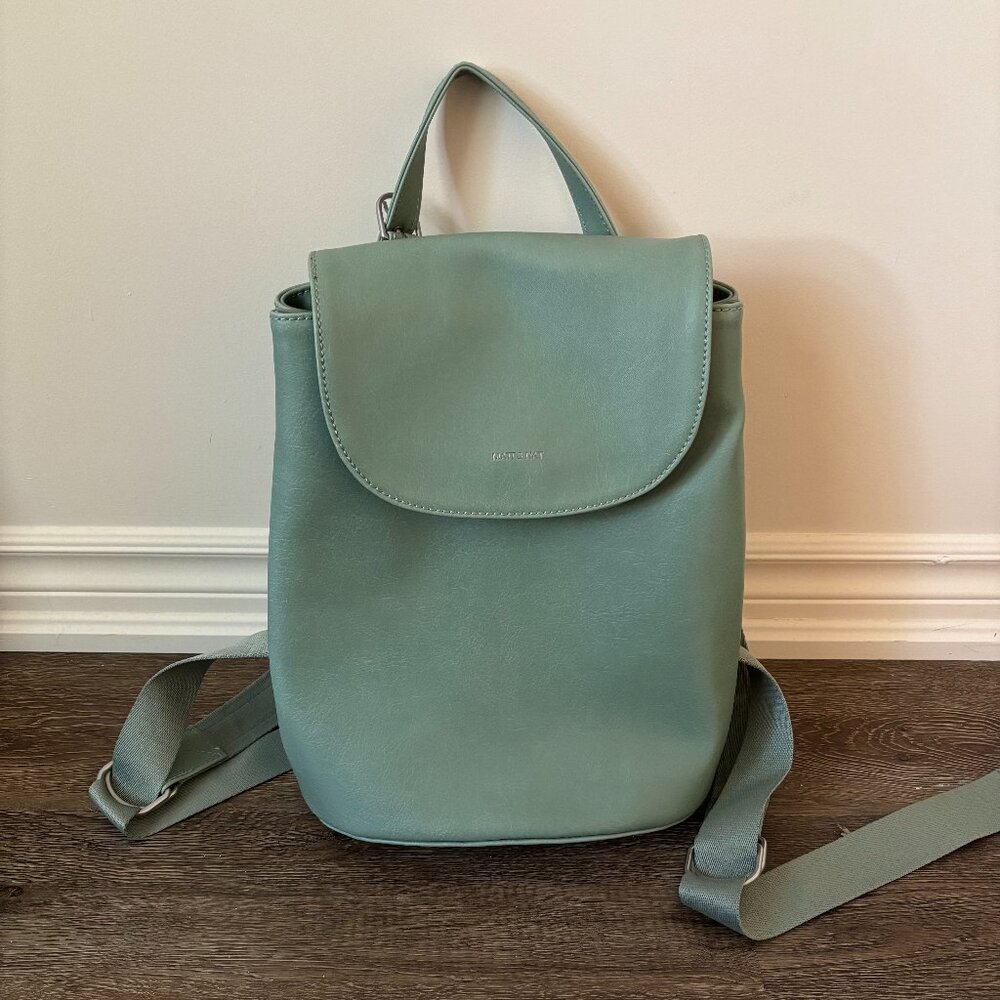 Matt and Nat Mint Vegan Leather Backpack